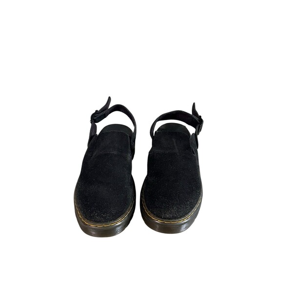 Dr. Martens Zebzag Slingback Platform Black Suede Mule Size Men’s 7 / Women’s 8 main image 6